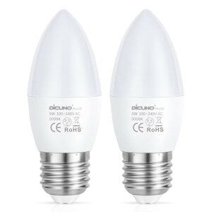 �����FRa98DiCUNO LED�d�� E26���� �V�����f���A �����F 40W�`���� 5W 450LM 5000K �S���� �ȃG�l AC100V-240V �񒲌� 2��
