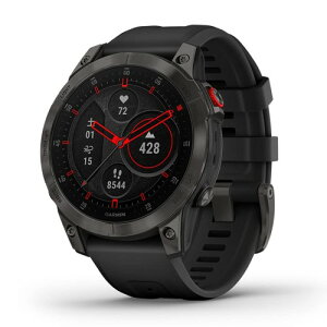 GARMIN(�K�[�~��) epix Sapphire Carbon Gray DLC Ti/Black AMOLED�f�B�X�v���C���� �}���`�X�|�[�cGPS�E�H�b�` Android/iOS�Ή� ���{ ��