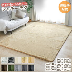 開店記念SALE！【10％オフクーポン】 ラグ シャギーラグ［選べる8サイズ］ 長毛 ラグマット ラグ 滑り止め 絨毯 ラグカーペット 北欧 おしゃれ 秋 冬 ホットカーペット ラビットファー リビング ふわふわ 円形 長方形
