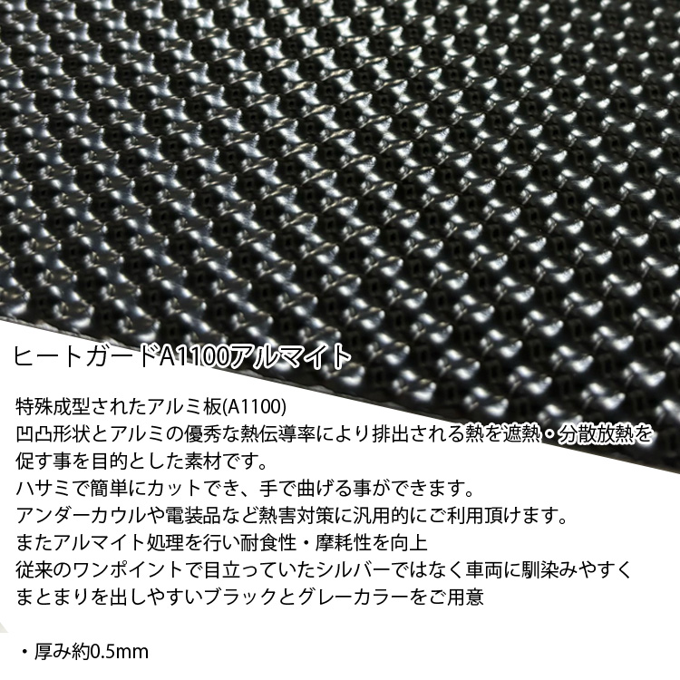 楽天市場】KEMEKO ケメコ ヒートガードA1100アルマイト 600×300mm(大
