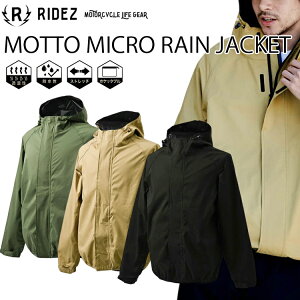 RIDEZ ���C�Y MOTTO�}�C�N�����C���W���P�b�g MCR06 �o�C�N�p���C���W���P�b�g �J�J�b�p MICRO RAIN JACKET ���C���E�G�A