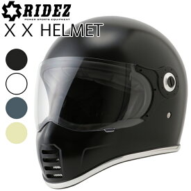 特典付き RIDEZ ライズ XXヘルメット ダブルクロス ネオクラシックフルフェイス SG規格 あす楽対応