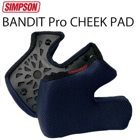SIMPSON シンプソン バンディットプロ専用チークパッド サイズ調整パッド 送料込み あす楽対応