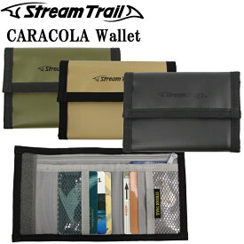 ゆうパケット対応2個迄 STREAMTRAIL ストリームトレイル CARACOLA Wallet カラコーラ 三つ折りワレット トラベルウォレット 旅行財布