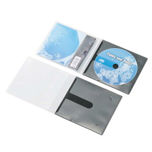�G���R�� �f�B�X�N�P�[�X �ȃX�y�[�X CD DVD 1�����[ 30���p�b�N �u���b�N CCD-DPC30BK