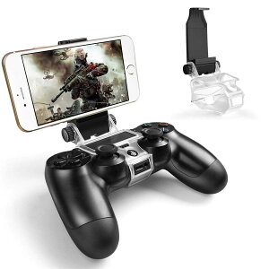 PS4�R���g���[���[�p �X�}�z�z���_�[ MegaDream�v���C�X�e�[�V����4�X�}�z�N���b�v 180�x��] Playstation 4/ PS4 Slim/ PS4 Pro�p Android4.0�ȏ� OTG�@�\ �ő啝6�C���`