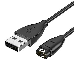 �K�[�~���p�[�d�P�[�u�� Garmin 1M ForeAthlete 55 245, Forerunner 235, Instinct, vivosmart4, Venu 2 2S Sq, Fenix 6, Fenix 7, Vivosport, Fenix 5 USB �[�d�� �f�[�^�]�� �}���[�d