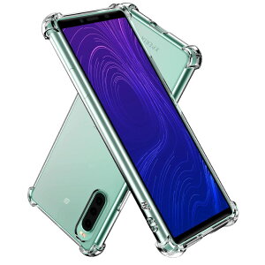Hy+ Xperia 10 II �ϏՌ� �P�[�X SO-41A SOV43 �J�o�[ �X�g���b�v�z�[�� �ČRMIL�K�i �N���A �Ռ��z���|�P�b�g���� TPU �P�[�X