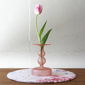 Y?KI ([L) flower vase DUO [Pink]