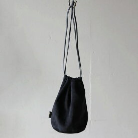 Brick (ブリック) Personal Effects Bag Pig Suede [Black] 巾着バッグ