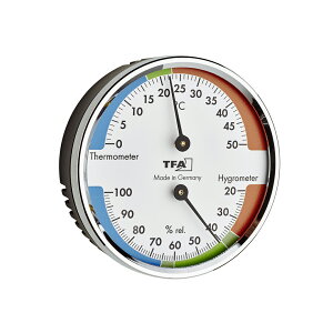 TFA Dostmann Analogue thermo-hygrometer with metal ring 45.2040.42 [���x�E���x�v]