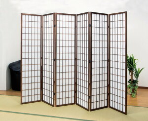 障子 スクリーン 衝立 つい立 パーテーション ハイタイプ 6曲