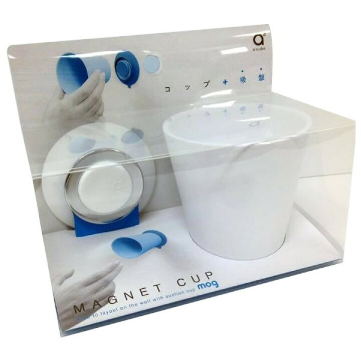 三栄水栓 SANEI mog(モグ) マグネットコップ ホワイト PW6810-W4 家具・インテリア フリーシュ 三栄水栓 SANEI mog(モグ) マグネットコップ ホワイト PW6810-W4