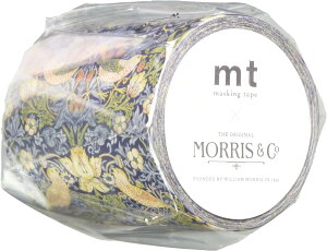mt }XLOe[v Morris  Co. Strawberry Thief Indigo/Mineral 50mm×7m MTWILL26