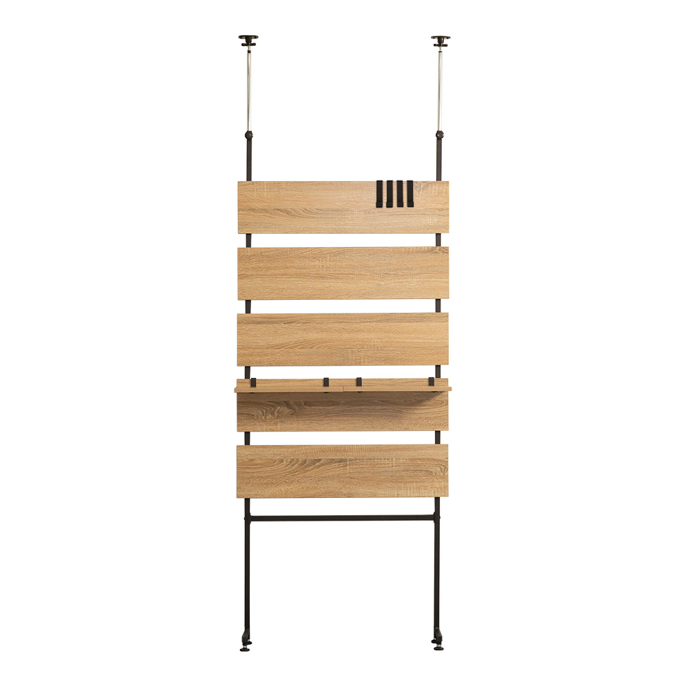 突っ張り木板ラダーラック幅80cm （シャビーオーク） | 家具・インテリア　フリーシュ