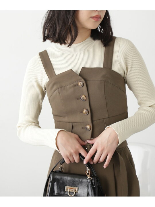 楽天市場】＜SET UP対応＞フロントボタン2Wayビスチェ FREE 