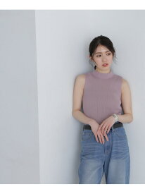 【SALE／50%OFF】＜洗える＞マシンウォッシャブルノースリーブニット FREE'S MART フリーズ マート トップス ニット ネイビー ピンク ホワイト【RBA_E】[Rakuten Fashion]