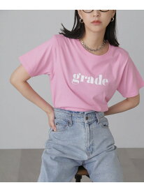 ロゴTシャツ FREE'S MART フリーズ マート トップス カットソー・Tシャツ ピンク ホワイト[Rakuten Fashion]