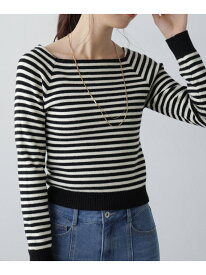【SALE／70%OFF】スクエアネックコンパクトニット FREE'S MART フリーズ マート トップス ニット ブルー グレー【RBA_E】[Rakuten Fashion]