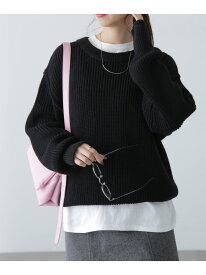 【SALE／70%OFF】畦チュニック丈ニット FREE'S MART フリーズ マート トップス ニット ブルー ブラウン ホワイト ブラック【RBA_E】[Rakuten Fashion]