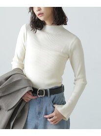 【SALE／30%OFF】＜洗える＞マシンウォッシャブルボトルネックリブニット FREE'S MART フリーズ マート トップス ニット ホワイト ピンク グレー【RBA_E】【送料無料】[Rakuten Fashion]