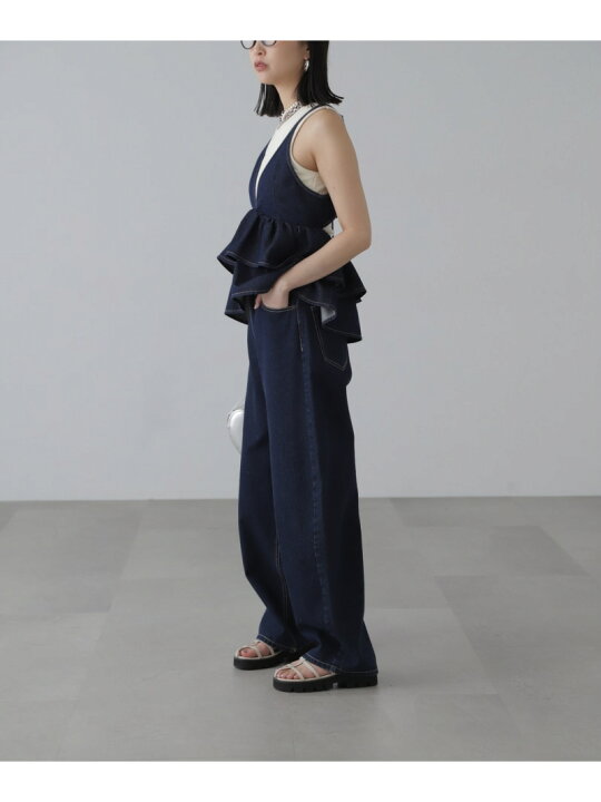 楽天市場】【SALE／60%OFF】デニムフリルキャミソール FREE