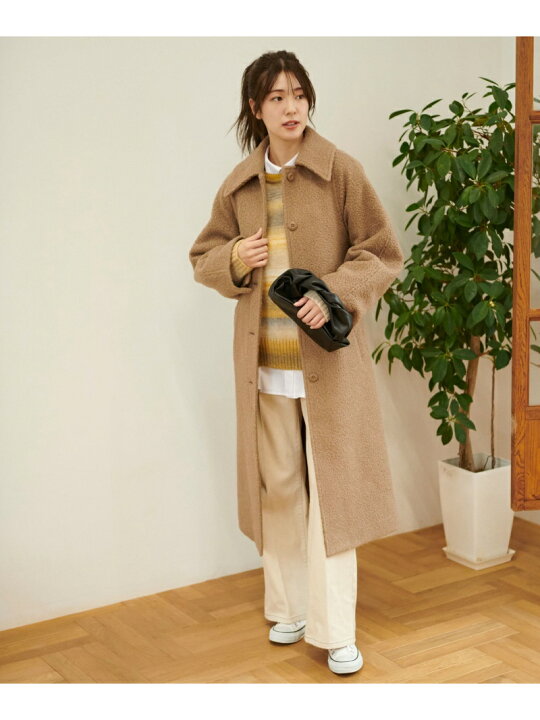 楽天市場】【SALE／30%OFF】ブークレベルト付きステンカラーコート 