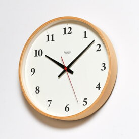 掛け時計 レムノス Plywood clock プライウッド クロック 電波時計 壁掛け時計 LC02-22W 小型 Lemnos おしゃれ モダン 北欧 自宅用 新築祝 結婚祝 熨斗対応 お祝い シンプル あす楽 ギフト