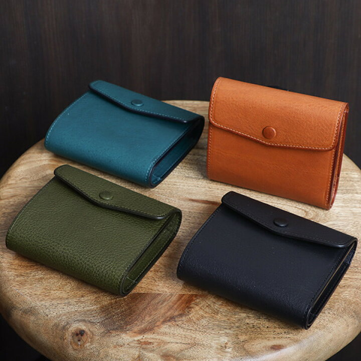 楽天市場】シンレザーズ tasca タスカ 三つ折り財布 二つ折り財布  