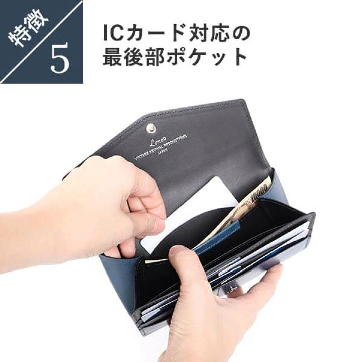 楽天市場】ヴィンテージ Loneo basic ロネオ ベーシック 被せ長財布  