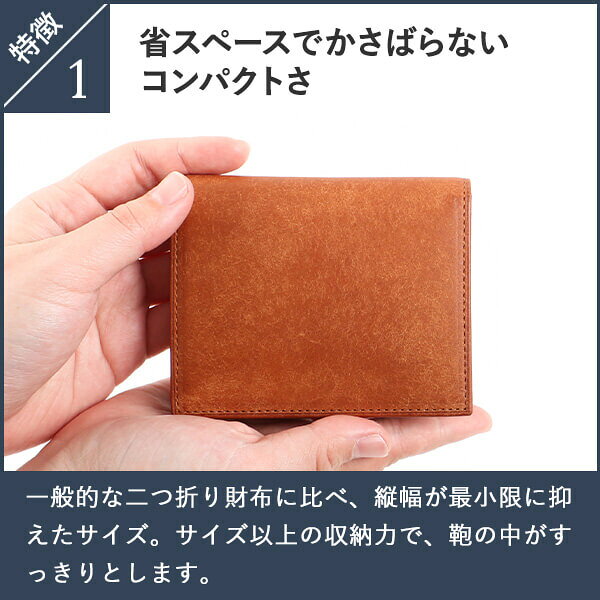 財布 メンズ 二つ折り財布 おすすめ レンマ マリスコ Marisco ミニ財布 本革 レザー マネークリップ財布 コンパクト財布 カード収納 lemma キャッシュレス 人気 メンズ おしゃれ 記念品 プレゼントギフト - メイン画像 10
