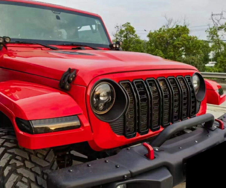 楽天市場】JEEP ジープ JKラングラー 2024 新型 ルックグリル 