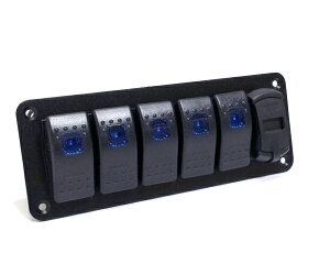 汎用12/24V兼用 スイッチパネル 1DINサイズ 後付けスイッチ 増設 電飾用 LED USB JDM USDM スタンス ヘラフラ 北米 スポコン