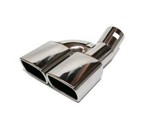 80系ノア/ヴォクシー用 マフラーカッター エスクァイア適合 VOXY 二本出し 外装 カスタムパーツ ドレスアップ