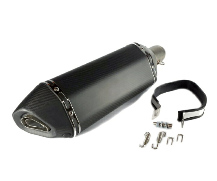 K-FACTORY ONLINE SHOP / カーボンサイレンサー（バレットタイプ） 新品 カーボンエンド調　サイレンサー