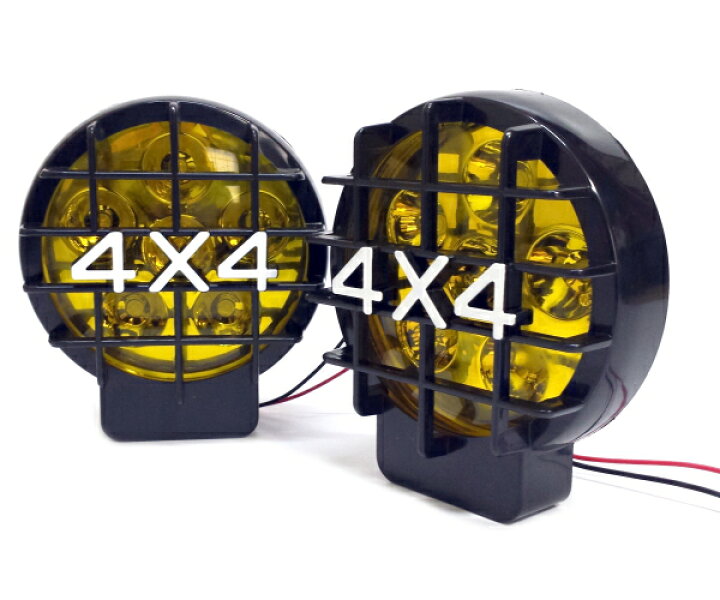 楽天市場】4x4 フォグランプ LED 4×4 グリル オフロード クロカン SUV 