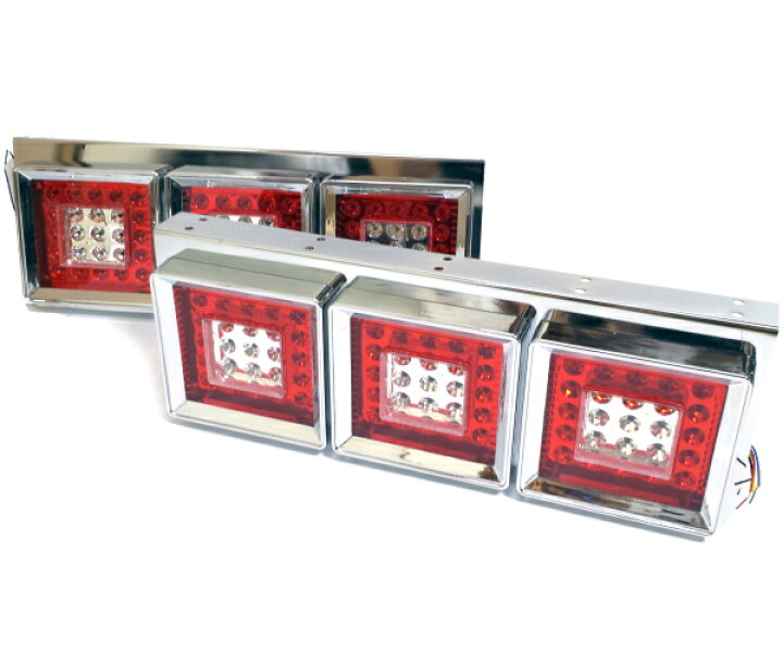 楽天市場】24Vトラック用テールランプ3連 LED 日野 テール 