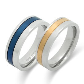 FREE STYLE 公式サイト ステンレス 金属アレルギー対応 アレルギーフリー ペアリング ペアアクセサリー ペア 指輪・リング 記念日 プレゼント ギフト セット シンプル フリースタイル FSSTR031BLUE-031G【送料無料】