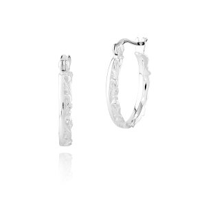 FREE STYLE 公式サイト アラベスク 唐草模様 フープピアス レディースピアス シルバー レディースアクセサリー レディース フープ・ピアス 記念日 プレゼント ギフト シンプル フリースタイル