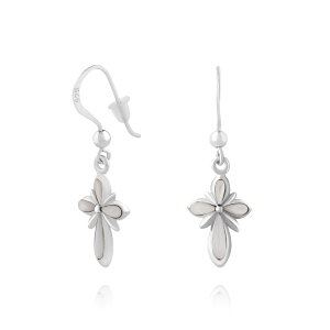 FREE STYLE 公式サイト クロスシェイプ ホワイトシェル ピアス レディースピアス シルバー レディースアクセサリー レディース 記念日 プレゼント ギフト シンプル フリースタイル FSE504WSH【送