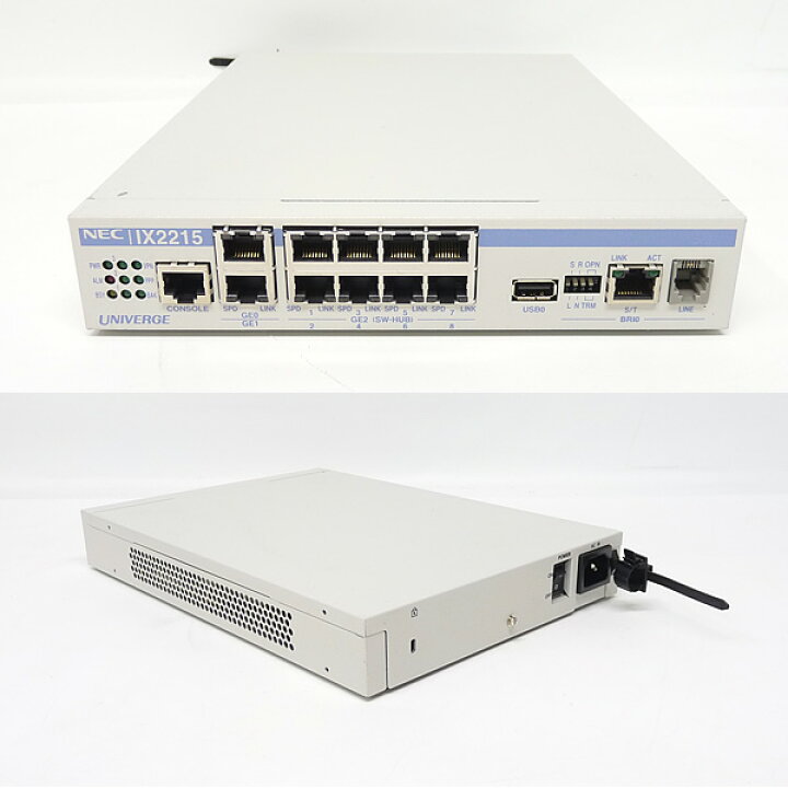 楽天市場】□＃ NEC UNIVERGE IX2215 ルーター 初期化済み【中古】送料 