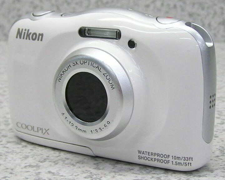 楽天市場】□□Nikon/ニコン 10m防水 デジタルカメラ COOLPIX S33 