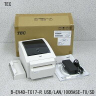 □■β TEC/東芝テック ラベルプリンタ B-EV4D-TC17-R 感熱/USB/LAN/100BASE/SDカード対応 動作確認OK/印…