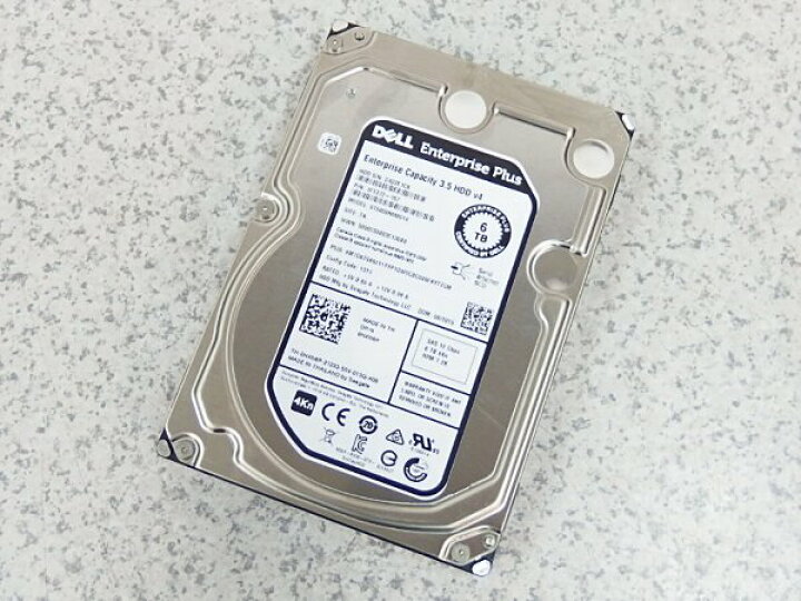 楽天市場】□□α 3台入荷 DELL ST60000NM0014 6TB 4Kn サーバー用HDD 