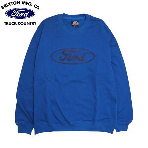 �y�Z�[��20%OFF�zBRIXTON×FORD�EFORD NUMBER ONE FLEECE CREW/�N���[�l�b�N�X�E�F�b�g 22869�EFORD BLUE