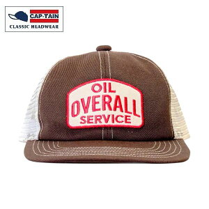 CAP-TAIN CLASSIC HEADWEAR / OIL SERVICE�yMESH CAP�z�L���b�v