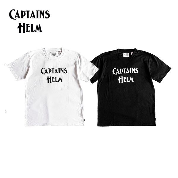 【送料込み価格】CAPTAINS HELM/キャプテンズヘルム #BACTERIA-PROOF LOGO TEE/ロゴTシャツ・2color Tシャツ・カットソー