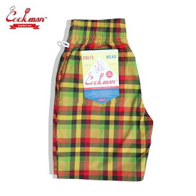 COOKMAN/クックマン Chef Short Pants/シェフショートパンツ・Burger Check