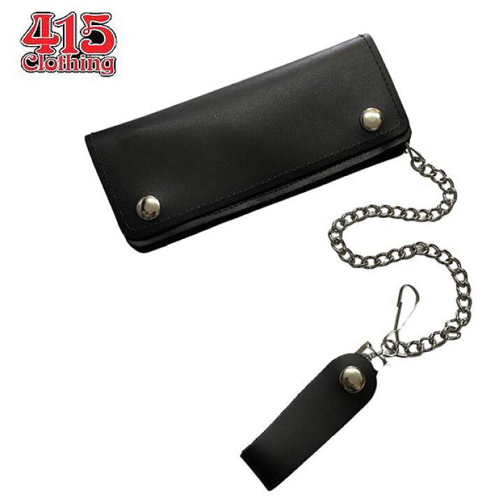 楽天市場】415 CLOTHING / CLASSIC CHAIN WALLET / チェーンレザー 