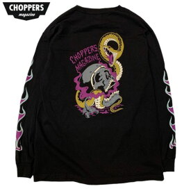 CHOPPERS MAGAZINE/チョッパーズマガジン SNAKES & SPURKLERS LS TEE/ロングスリーブTシャツ